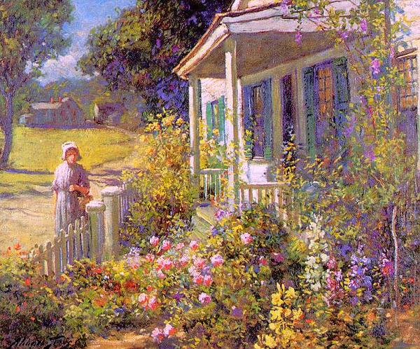 Abbott Fuller Graves Summer Garden china oil painting image